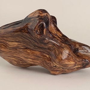 Abstract wood sculpture
