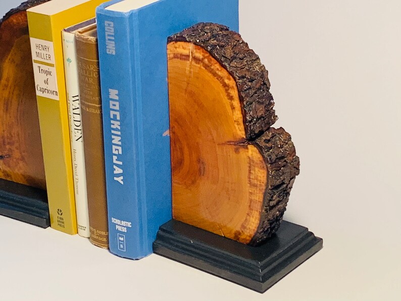 wood bookends