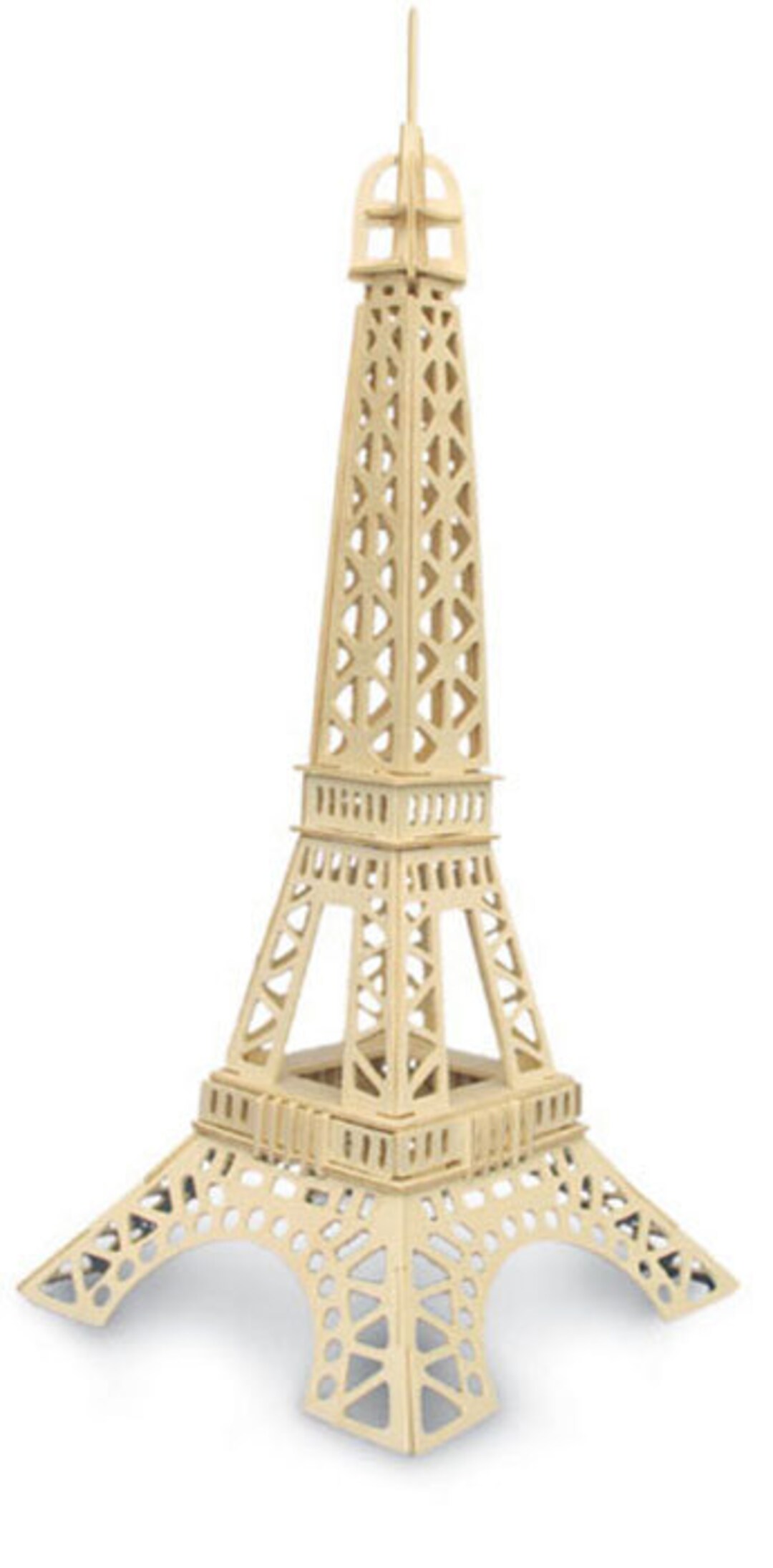 EIFFEL TOWER Woodcraft Construction Kit 3D Wooden Model Puzzle Etsy UK
