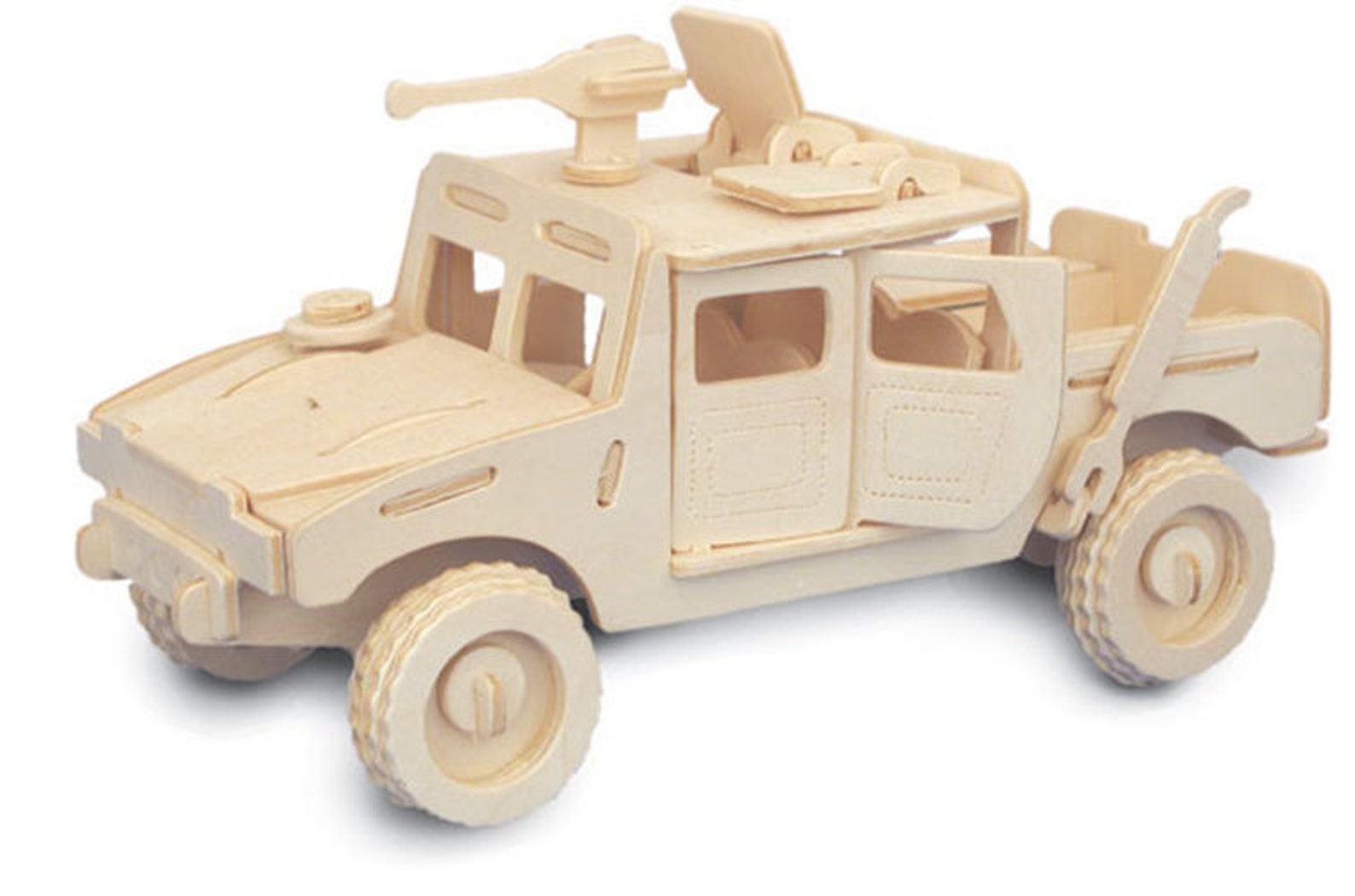 JEEP Quay Woodcraft Construction Kit 3D Wooden Puzzle Etsy