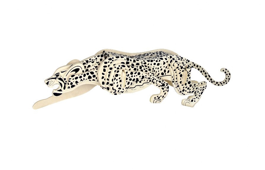 Leopard Woodcraft Construction Kit New Animal 3D Wooden Model For KIDS/ADULTS 