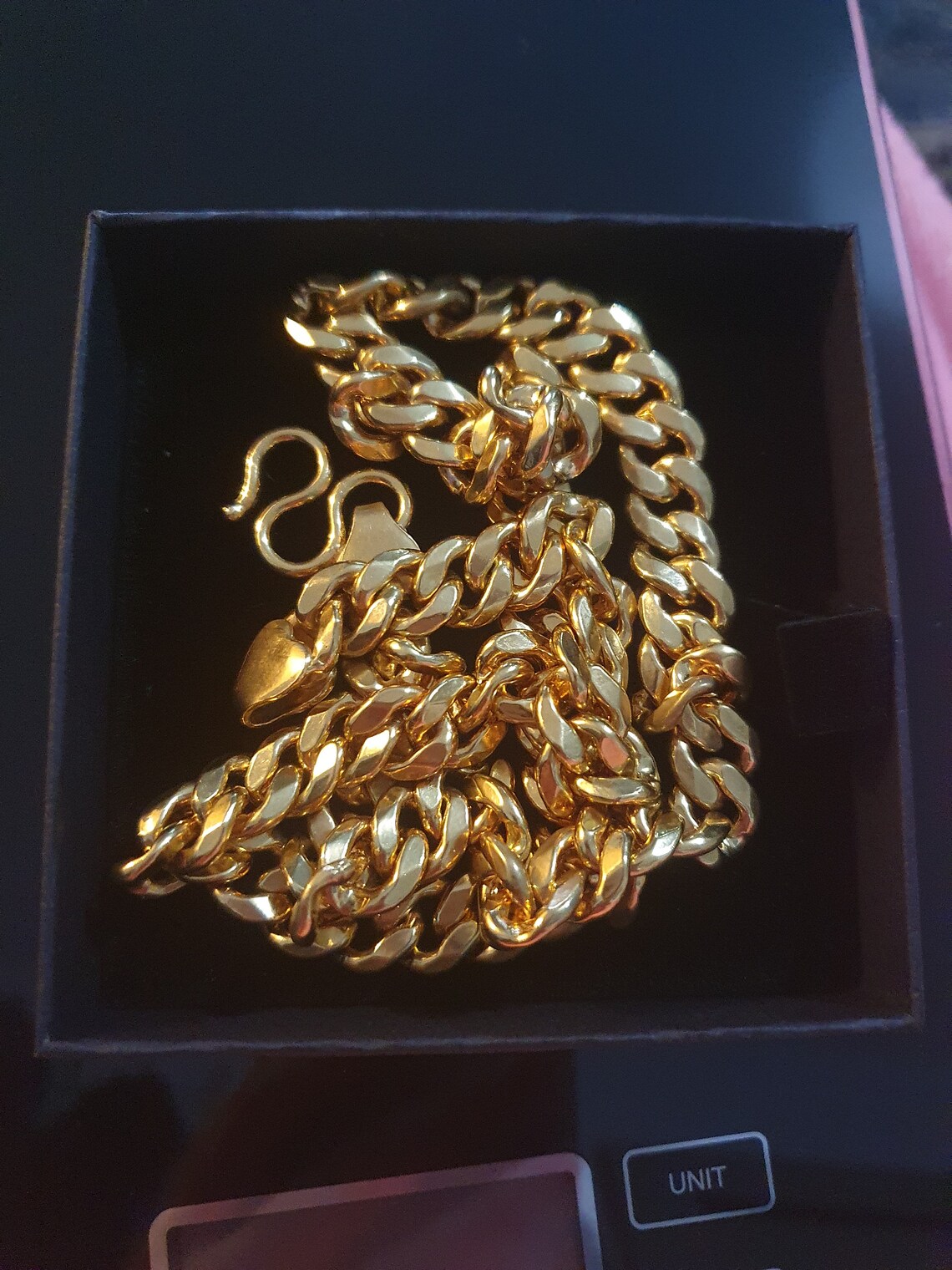 24k Vermeil gold chain 999 Etsy