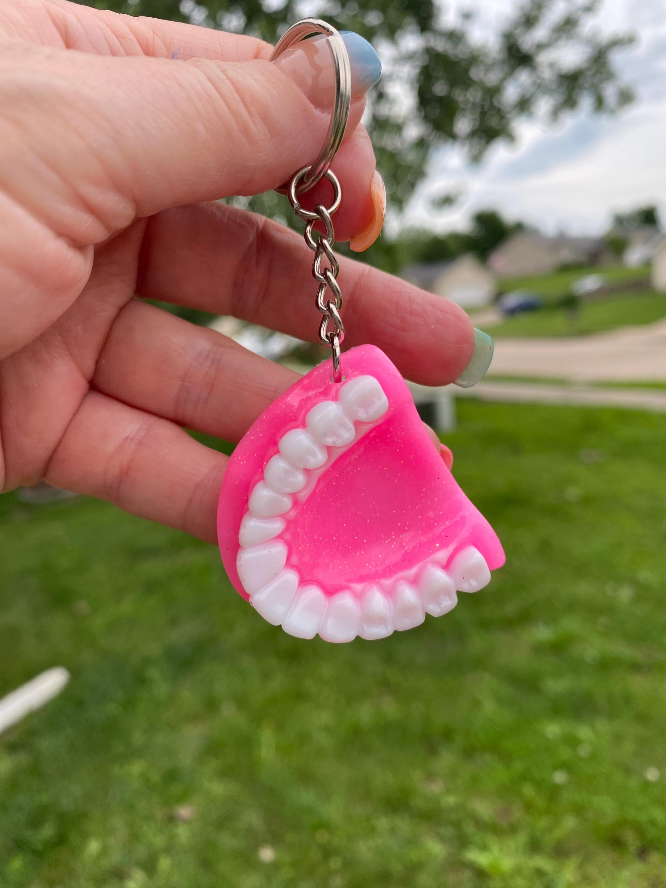Denture keychain - Etsy 日本