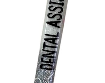 Dental Assistant glitter resin pen