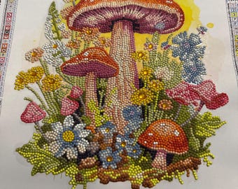 Magical Mushrooms Diamond Art