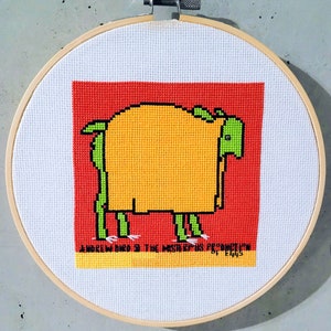 Andrew Bird Album Cross Stitch Pattern, Instant PDF Download, Full Color Symbol Chart w/ Legend, List of Materials and Tutorials Included