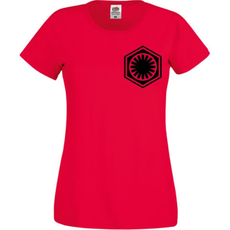 For lovers of Galaxy/'s Edge and Disney Parks First Order Logo tshirt Sizes in Unisex Mens and Womens Star Wars Dark Side Inspired T-Shirt