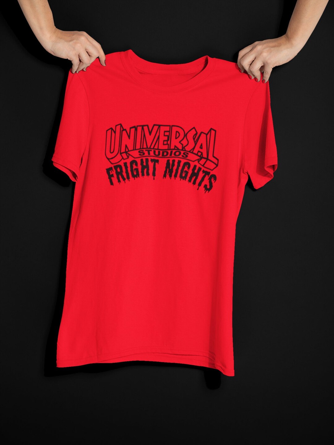 Universal Studios Fright Night Tshirt Inspired by Halloween Etsy
