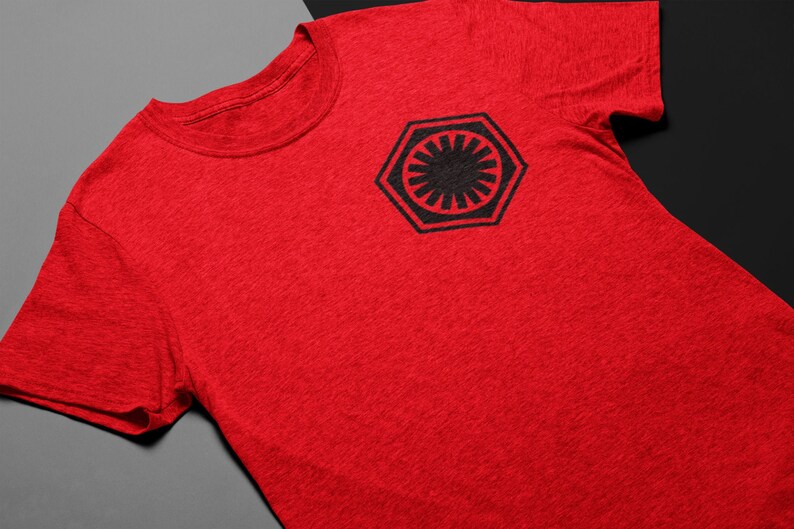 For lovers of Galaxy/'s Edge and Disney Parks First Order Logo tshirt Sizes in Unisex Mens and Womens Star Wars Dark Side Inspired T-Shirt
