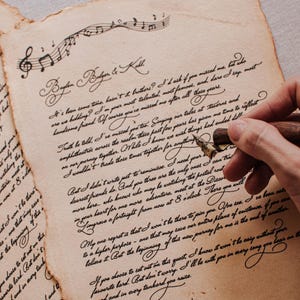 Handwritten Comfort Character Letter From Fictional Character Physical Letter Custom Comfort Letter From Character Fandom Letter to Daughter