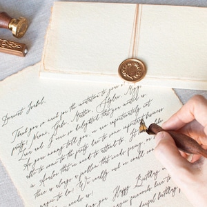 Servicio de redacción de cartas manuscritas Relación a larga distancia Regalo de despliegue Regalo de aniversario LDR Carta personalizada Carta personalizada escrita