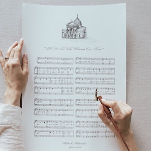 Personalizado primer baile canción arte cartel música hoja impresión personalizada segundo papel aniversario de boda idea de regalo para él recién casado marido esposa