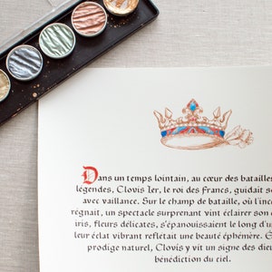 Servicio de caligrafía personalizada Poema escrito a mano Carta Boceto Caligrafía Poema personalizado Escritura de caligrafía medieval Manuscrito iluminado vintage