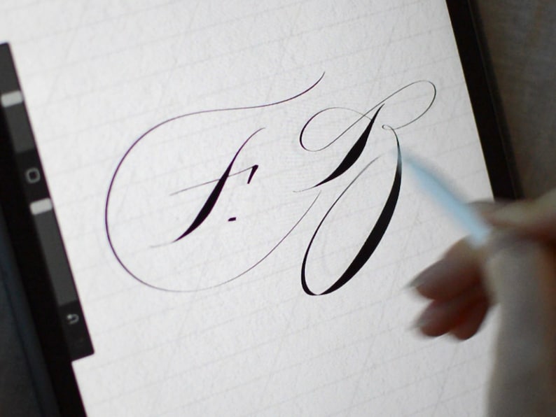 Calligraphy Brush Procreate Handwriting Practice