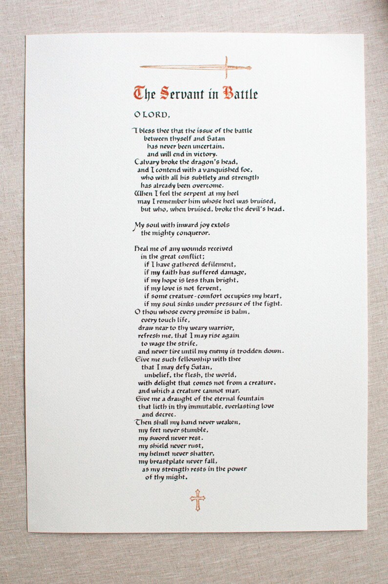 Handwritten Catholic Prayer Nicene Creed Custom Vintage Catholic Liturgy Illumination Custom Calligraphy Service Handwritten Prayer Sketch