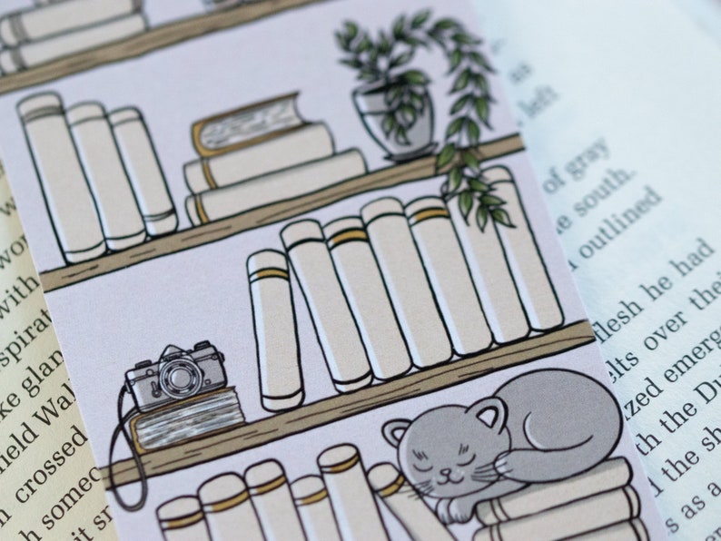 Reading List Bookmark Tracker Book List Bookmark Reading List Book List Bookmark Gift Friend Bookmark Gift Bookshelf Book Club Gift Art image 6