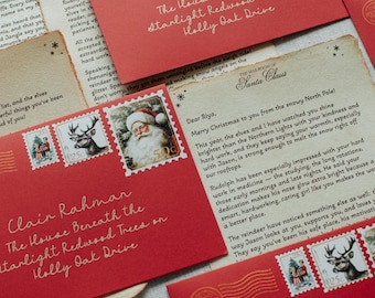 Personalized Letter From Santa, North Pole Christmas Letter