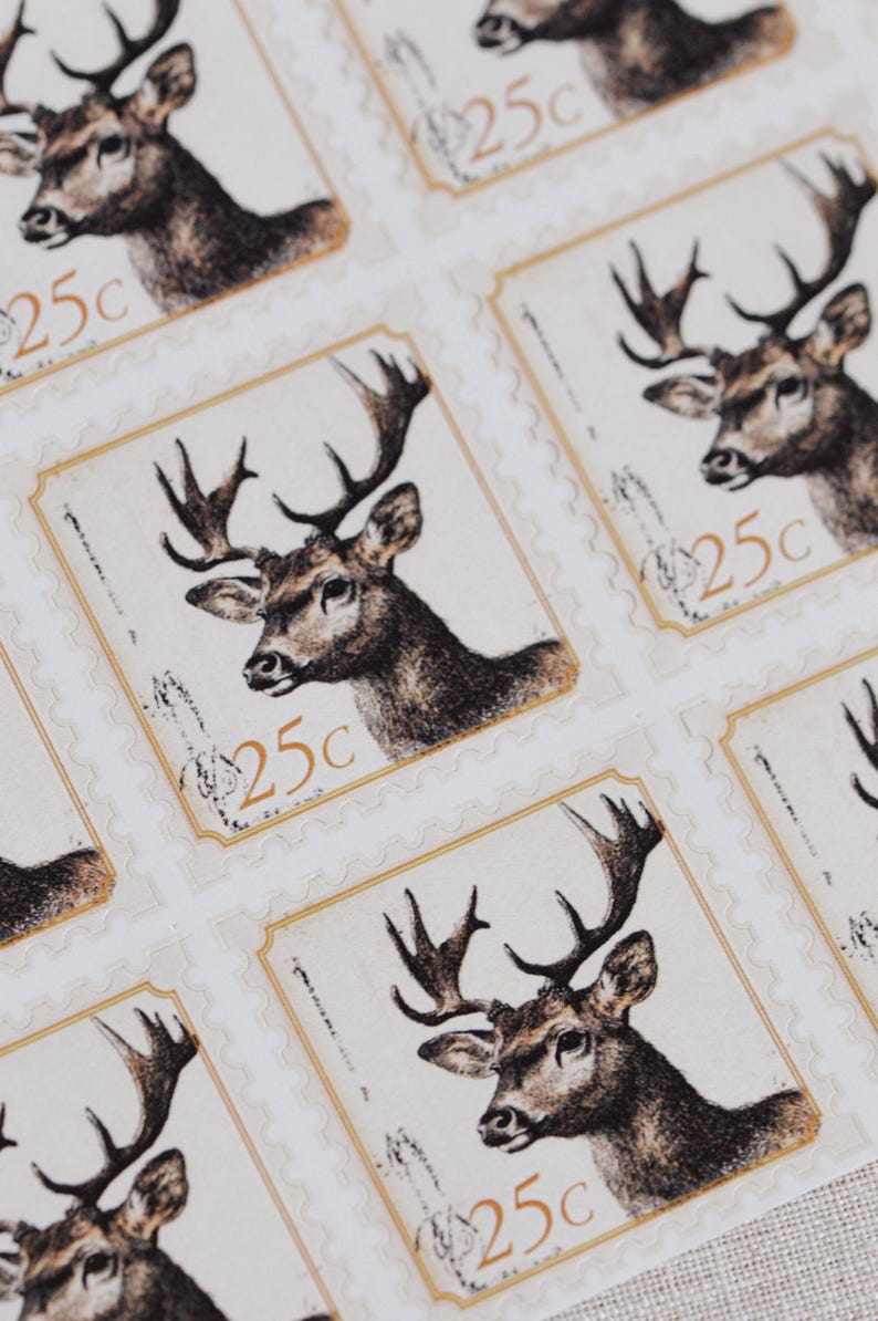 Christmas Stamp Santa Letter Stamp Sticker Christmas Santa Postal Mark Santa Postal Stamp Santa Mail Stamp Vintage North Pole Post Stamp