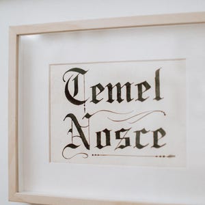 Commande de calligraphie personnalisée Fraktur calligraphie Manuscrit médiéval Lettres noires Citation de calligraphie Service de calligraphie gothique manuscrite