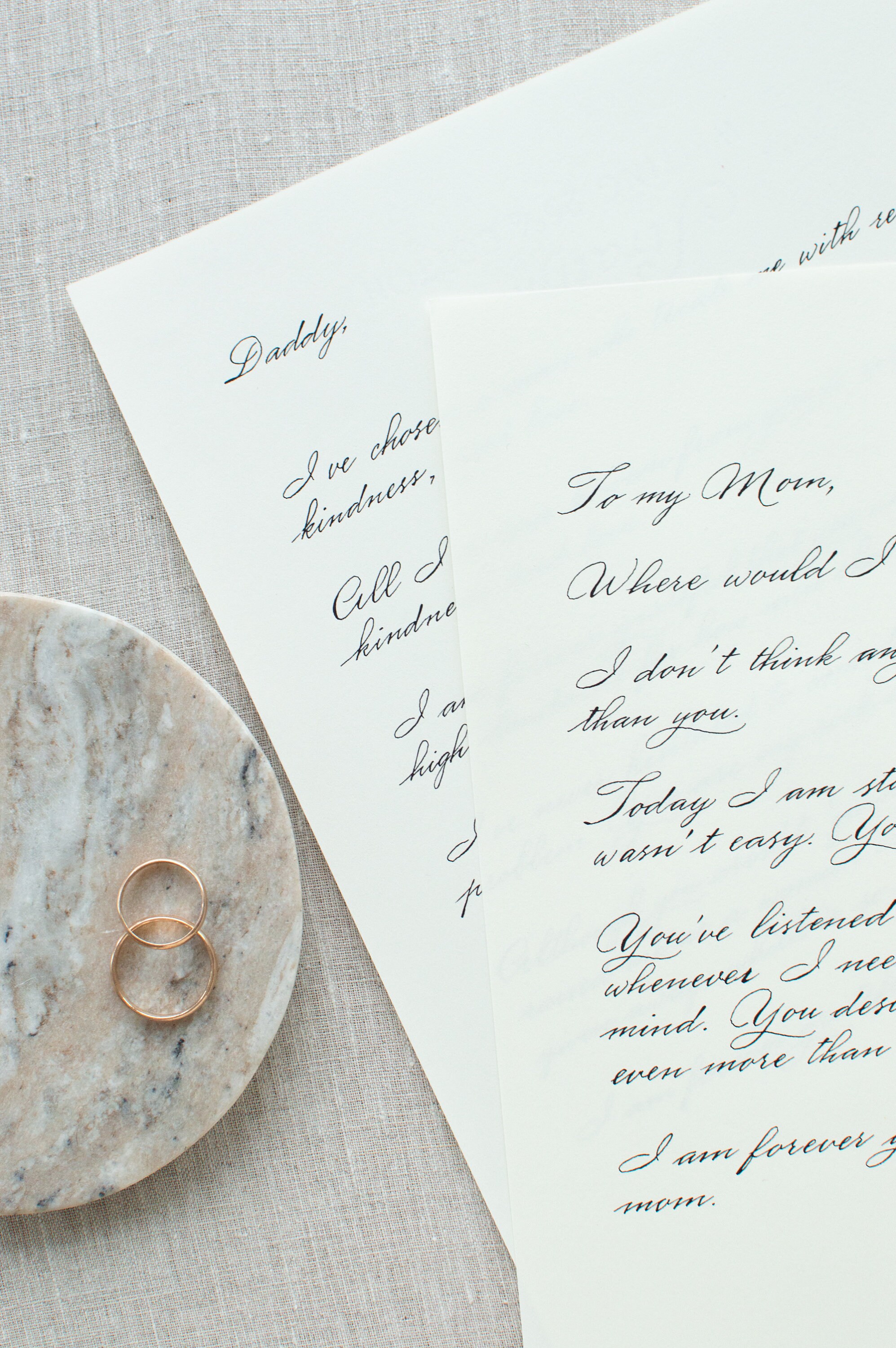Handwritten Letter to Parents Custom Calligraphy Service - Etsy