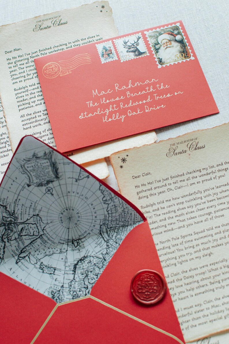 Baby's First Christmas Letter Personalized Letter From Santa North Pole ...