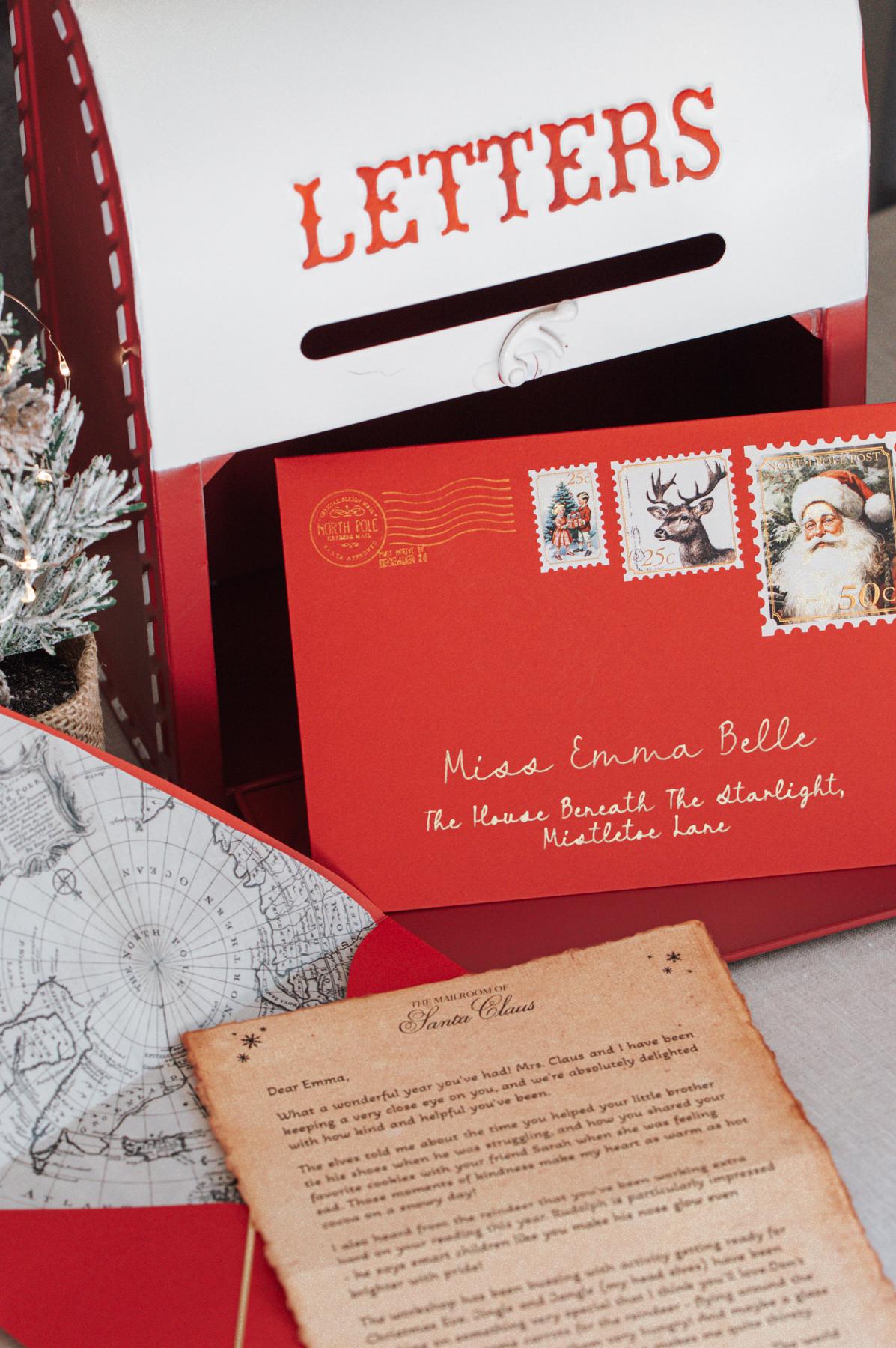 Digital Santa Letter Template Instant Letter From Santa Claus Christmas ...