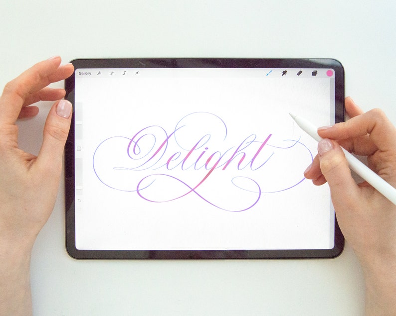 Procreate Calligraphy Practice Copperplate