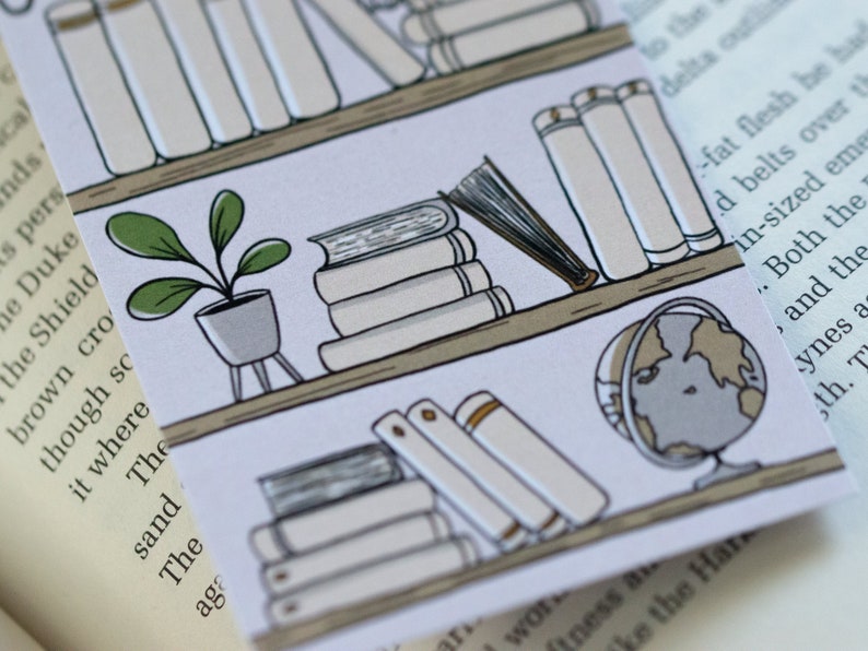 Reading List Bookmark Tracker Book List Bookmark Reading List Book List Bookmark Gift Friend Bookmark Gift Bookshelf Book Club Gift Art image 7