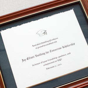 Certificado escrito a mano Arte de caligrafía a medida Diploma escrito a mano Certificado de logros de caligrafía Regalo de reconocimiento de jubilación