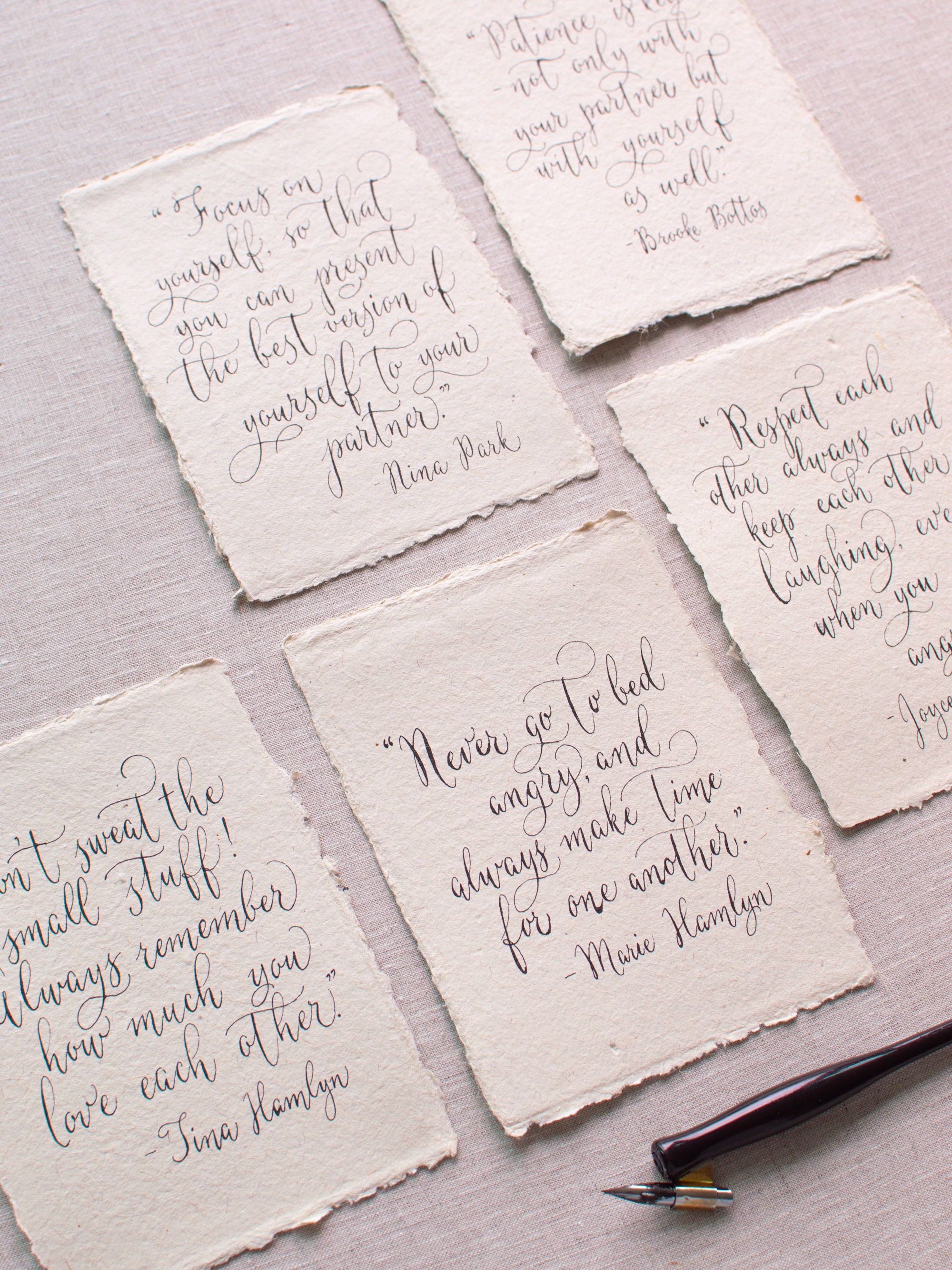 Custom Calligraphy Birthday Card Personalized Calligraphy Service ...