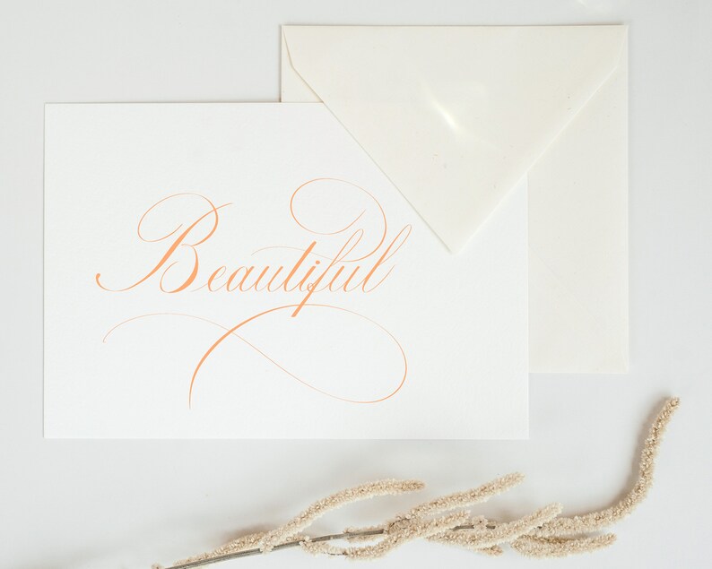 Copperplate Procreate Brush + Guide: Digital Calligraphy Practice image 5