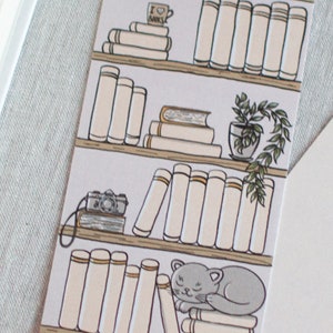 Book List Bookmark Reading List Book List Bookmark Gift Friend Bookmark Gift Bookshelf Book Club Gift Art