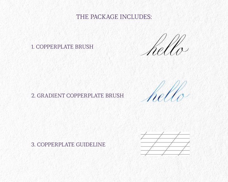 Basic Starter Kit Spencerian Guide Sheet iPad Practice Modern