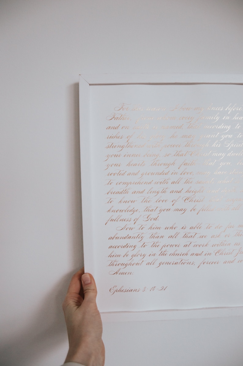 Custom Hand Written Scripture Handwritten Bible Verse Lettering ...