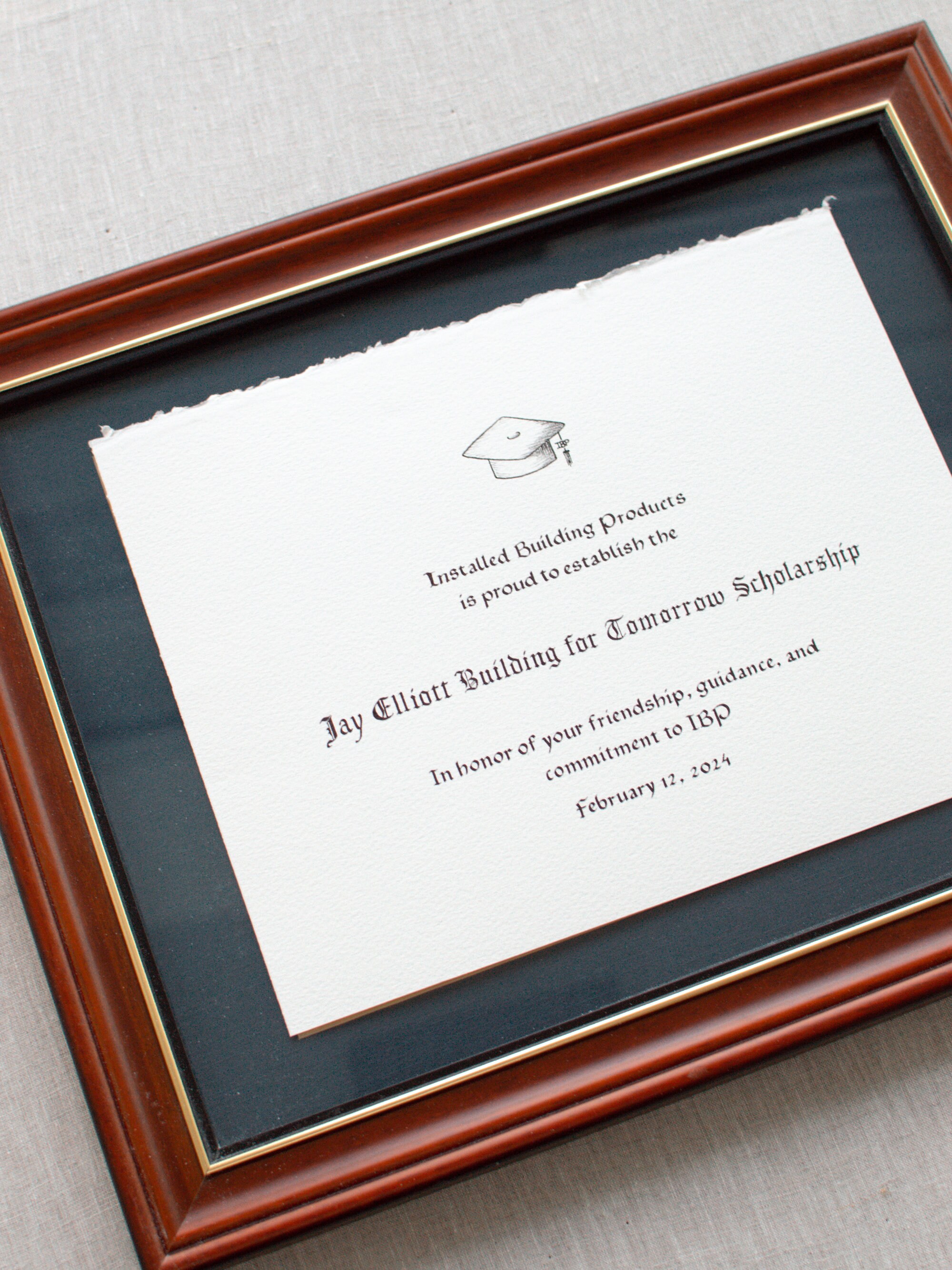 Hand-lettered Certificate Bespoke Calligraphy Art Handwritten Diploma ...