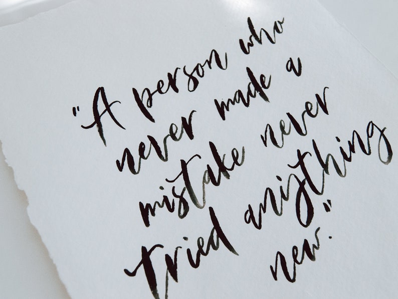 Custom Calligraphy Bible Verse Print Hand Lettered Verse Handwritten ...