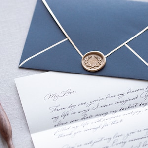 Handgeschreven brief schrijven service aangepaste kalligrafie service bruiloft gelofte liefdesbrief kalligrafie aangepaste kunst verjaardag cadeau brief afdrukken afbeelding 7