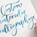 see more listings in the Watercolor Calligraphy section