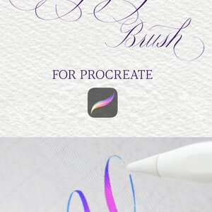 Procreate Calligraphy Brush Business Cursive Copperplate Procreate