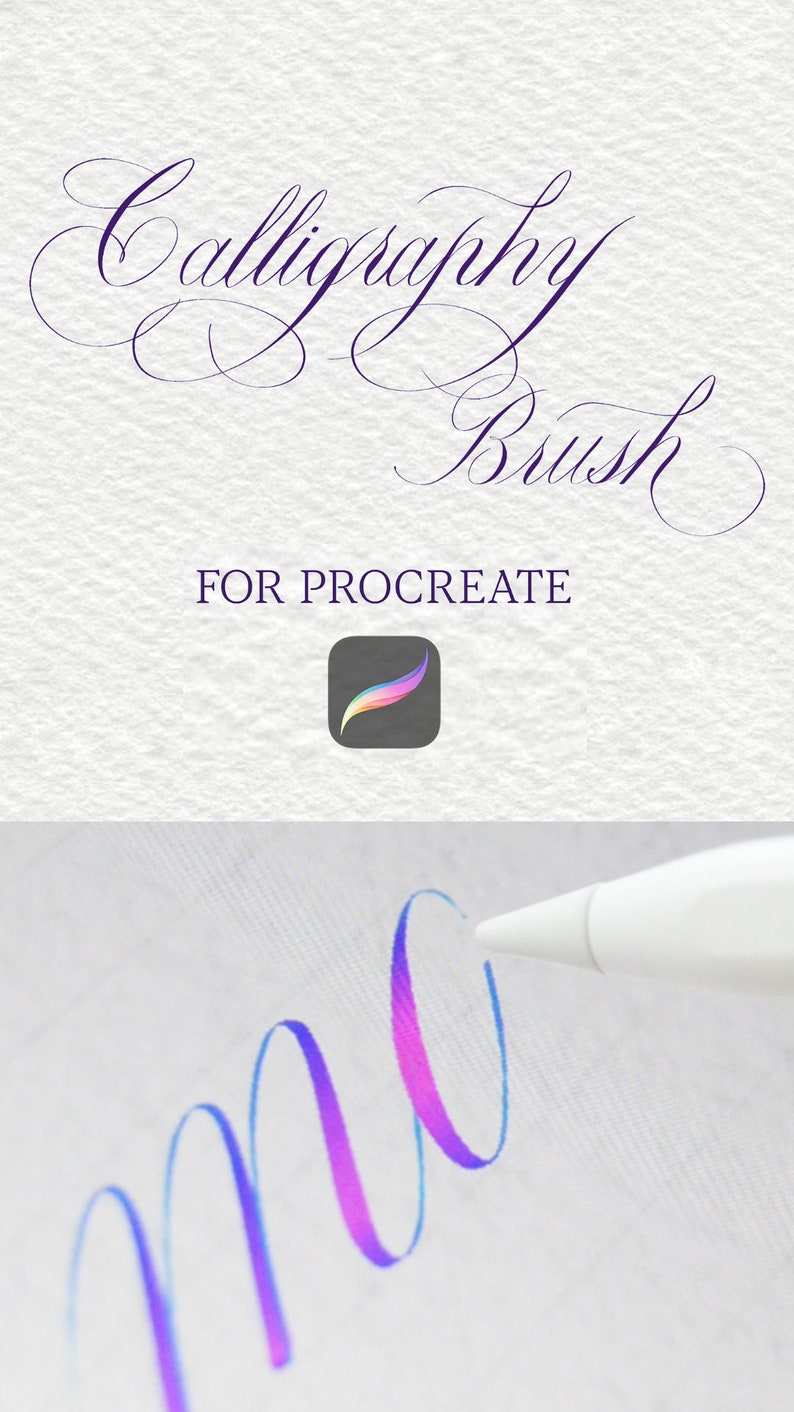 Procreate Calligraphy Brush Business Cursive Copperplate - Etsy
