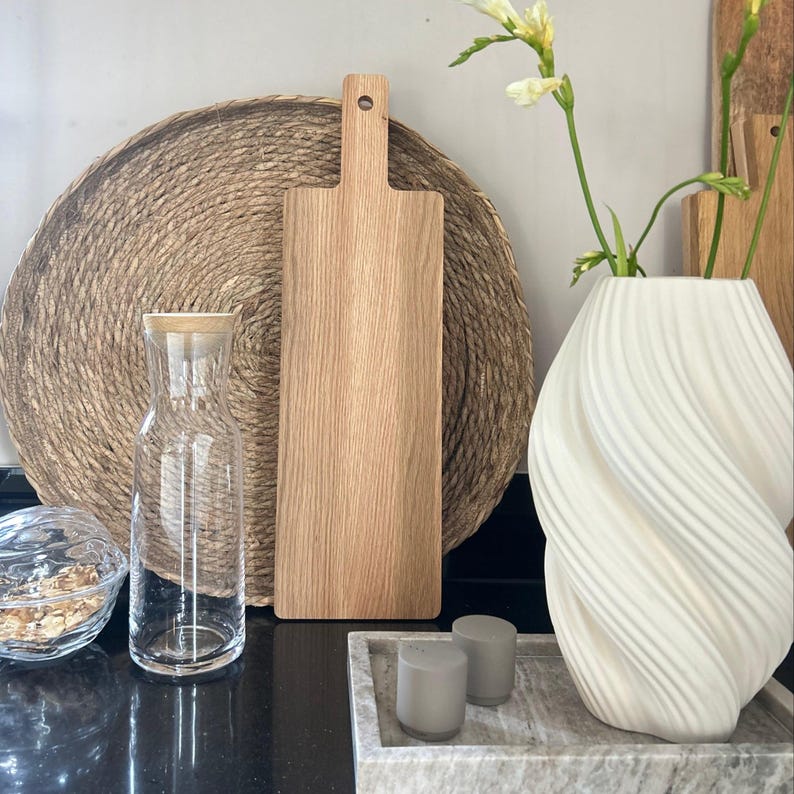 Oak cutting board – customizable with your desired engraving image 7
