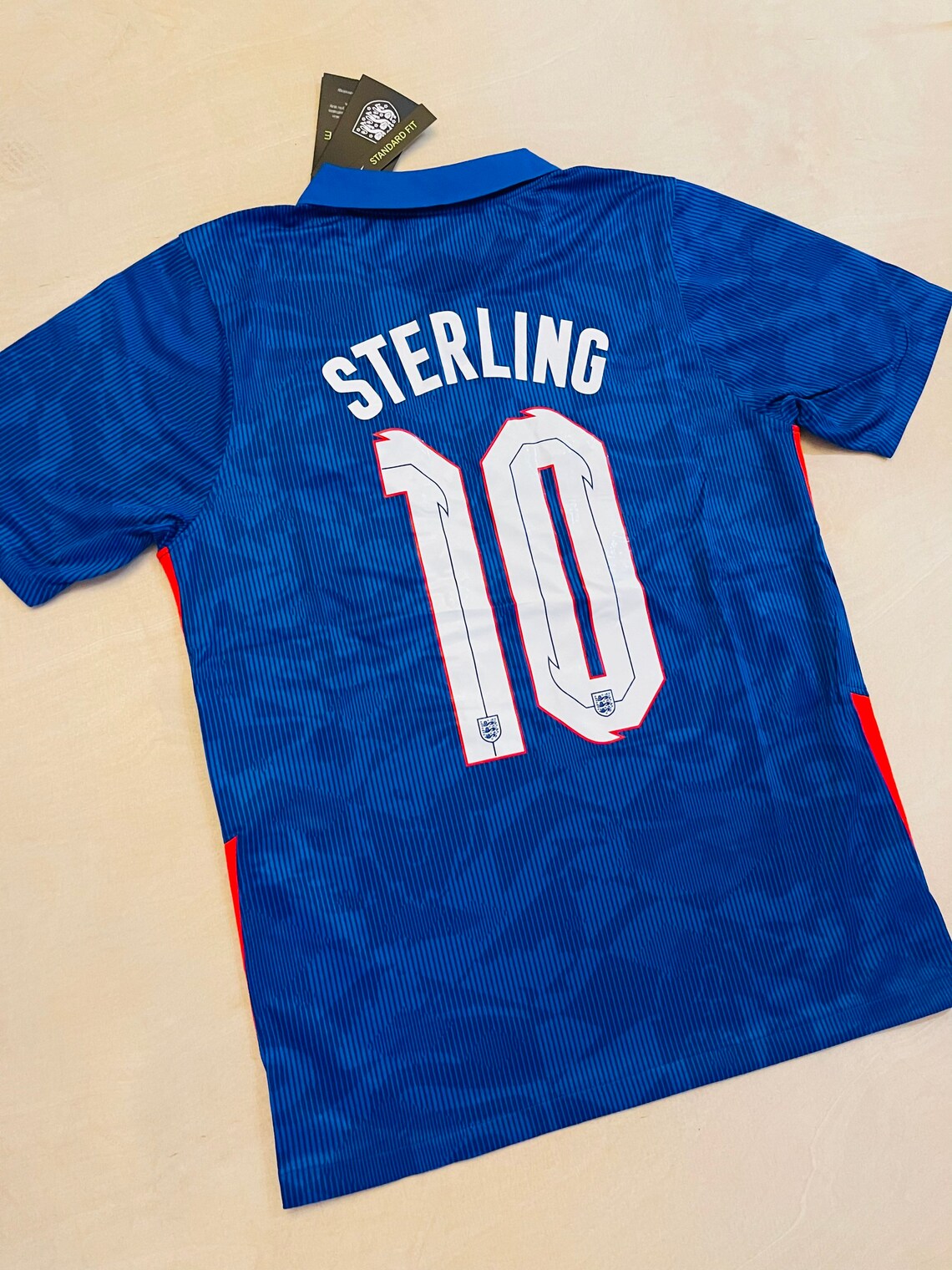 Sterling 10 England away soccer jersey Euro Cup 20/21 Etsy