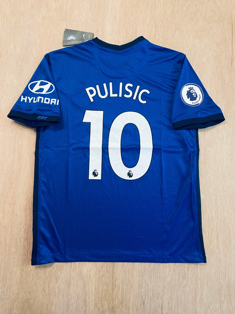 Pulisic 10 Chelsea Home soccer jersey 20/21 | Etsy
