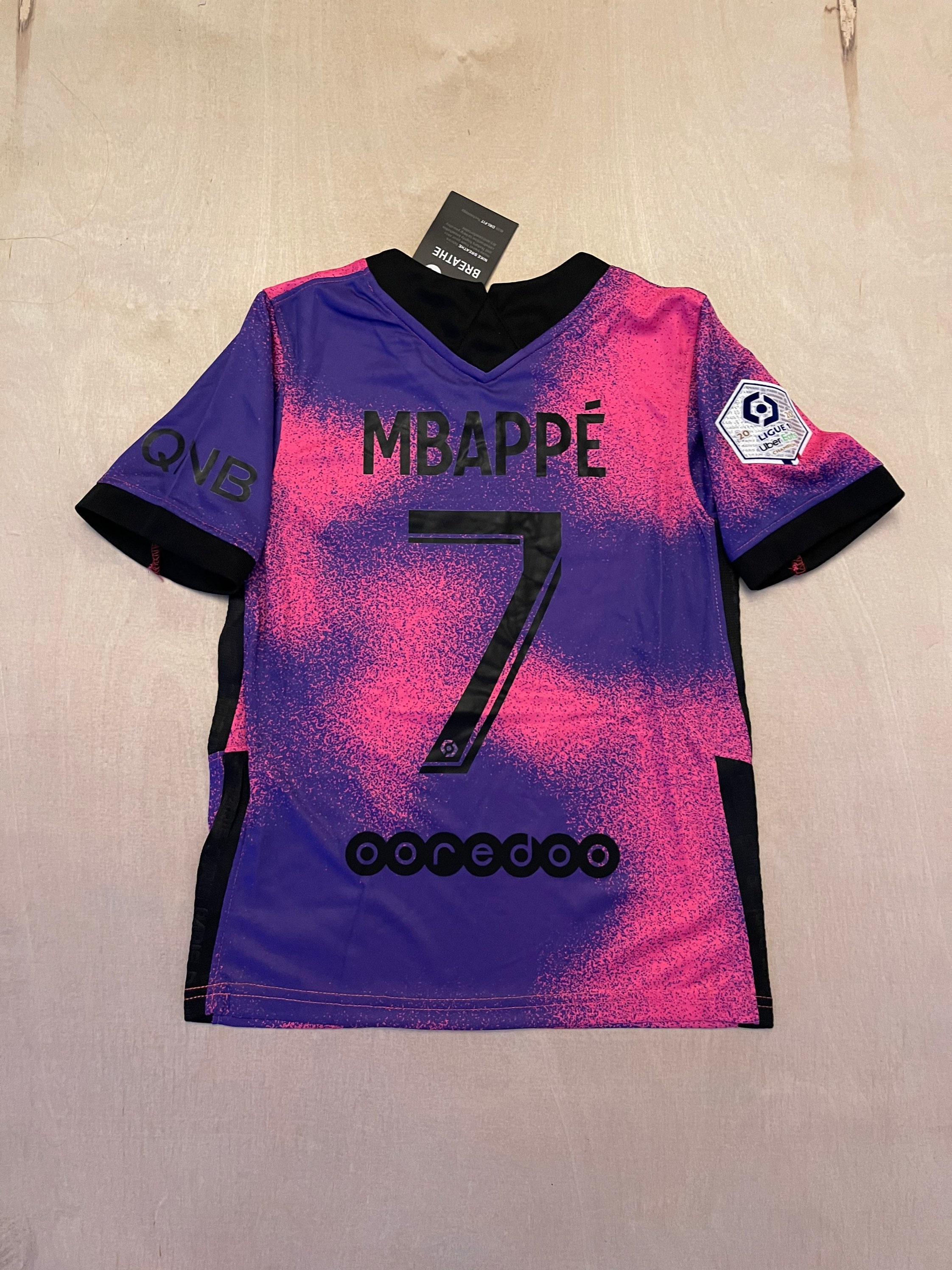 Mbappe 7 PSG youth soccer jersey set Jordan edition for kids  Etsy