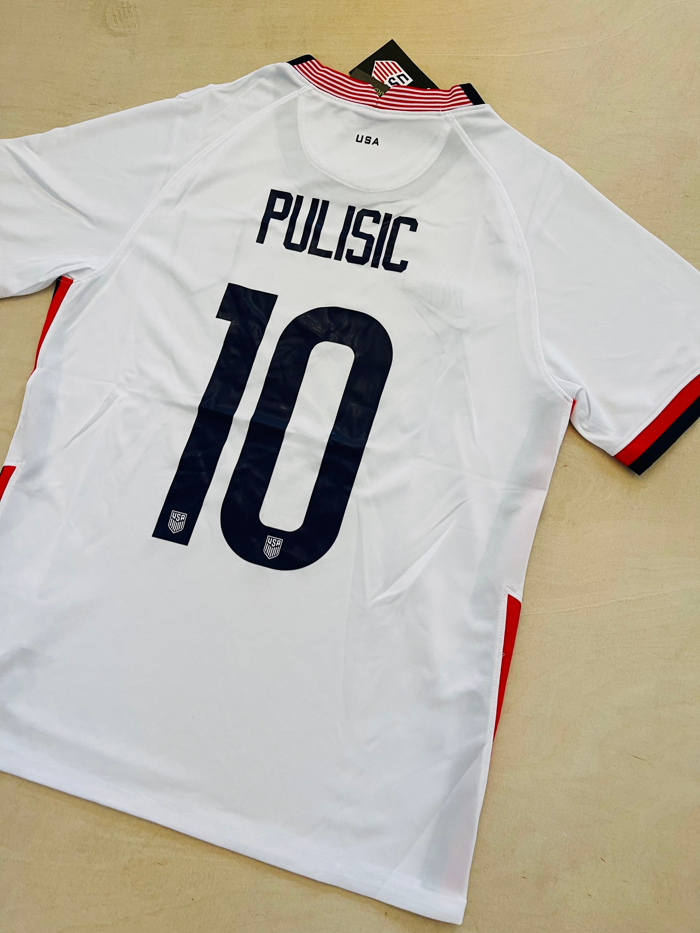 Pulisic 10 USA Home soccer jersey 20/21 | Etsy