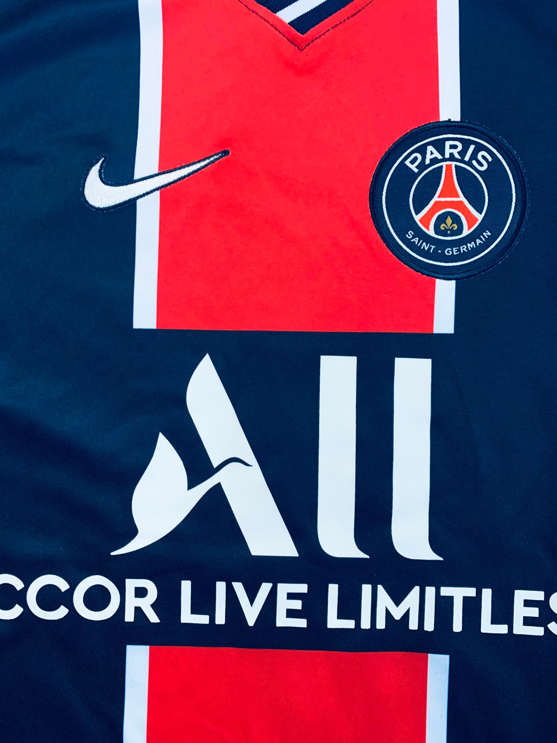Mbappe 7 PSG Home long sleeve soccer jersey 20/21 Etsy