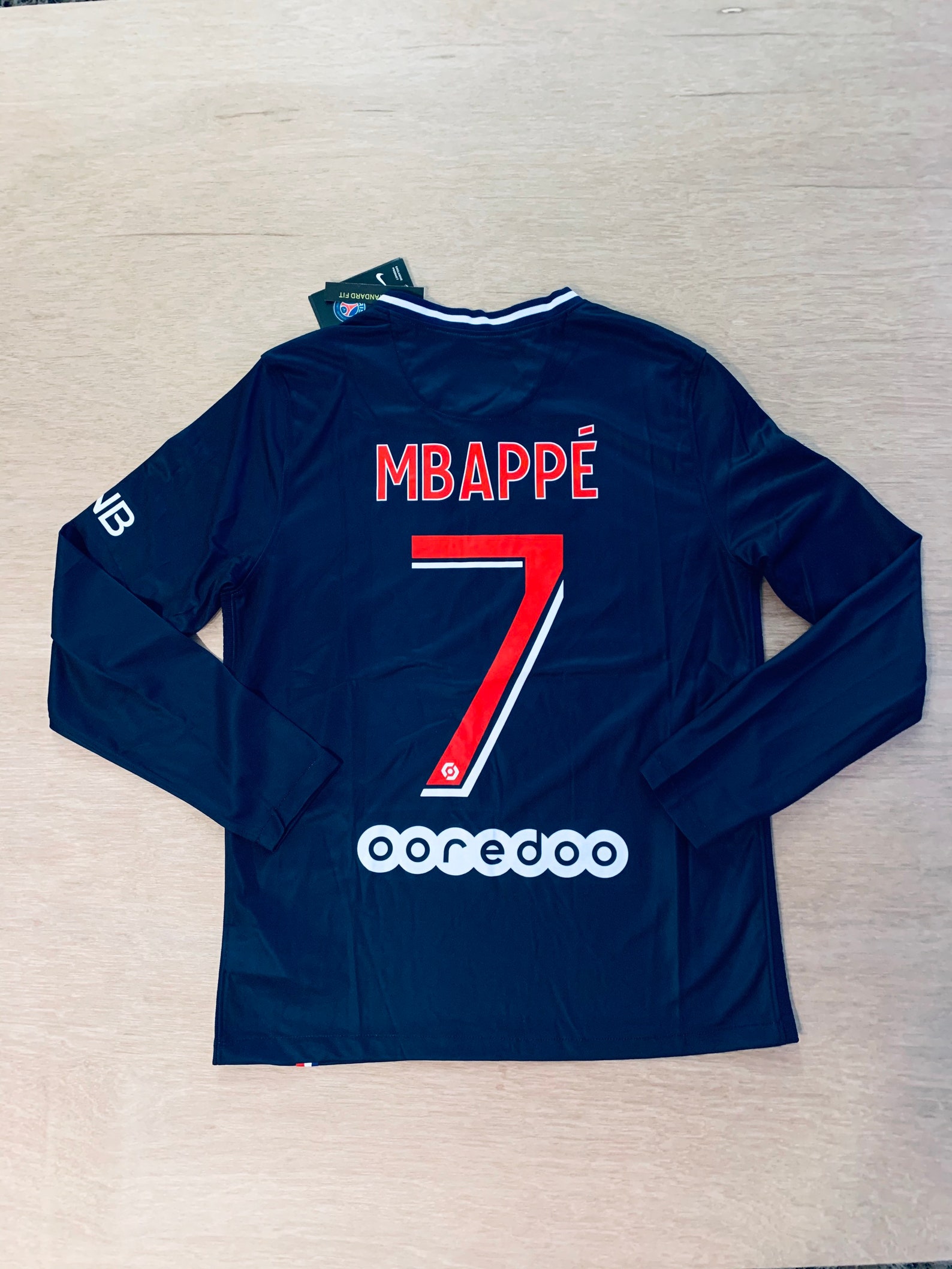Mbappe 7 PSG Home long sleeve soccer jersey 20/21 Etsy