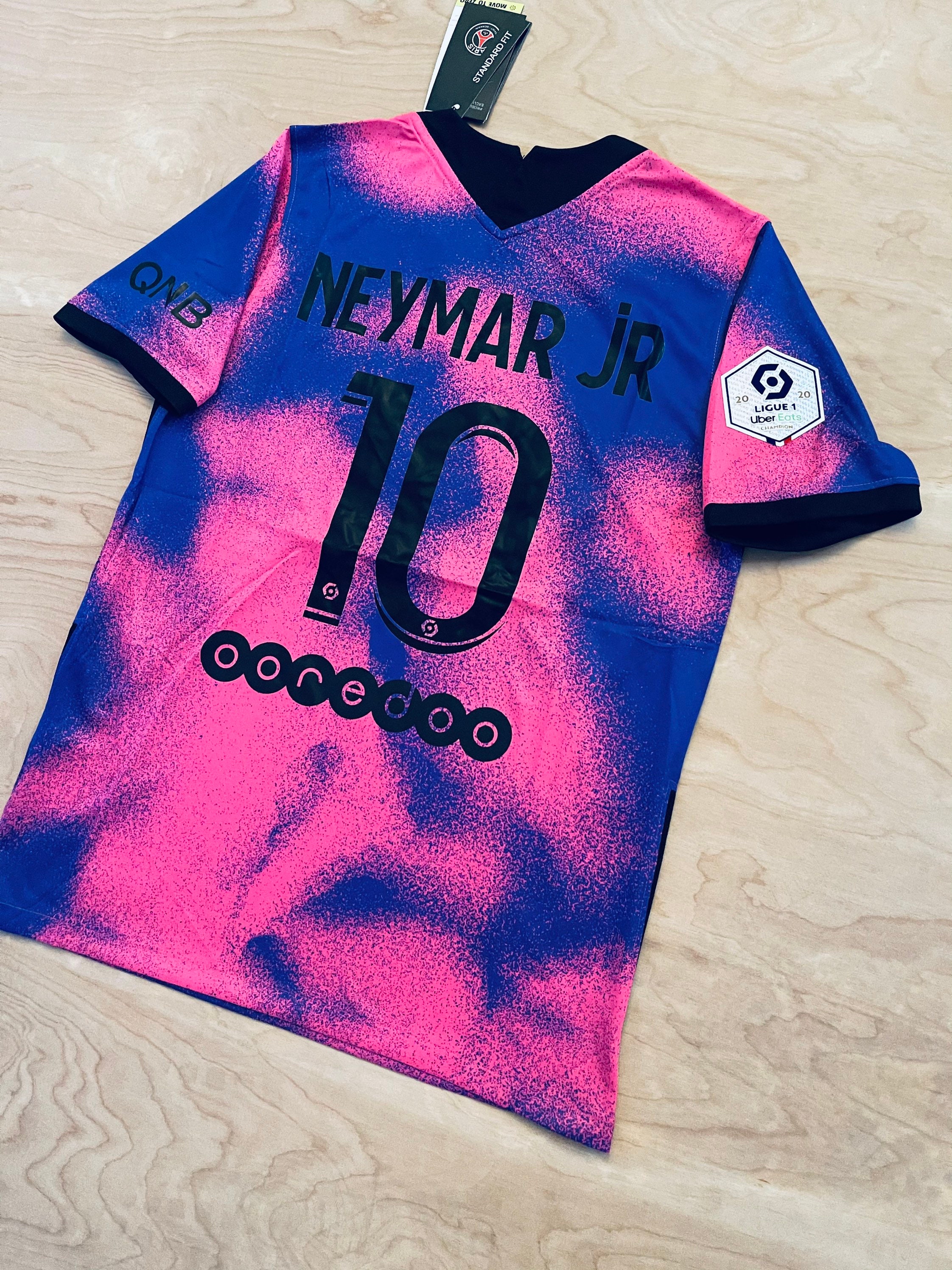 Neymar Jr 10 PSG Jordan edition soccer jersey 20/21  Etsy