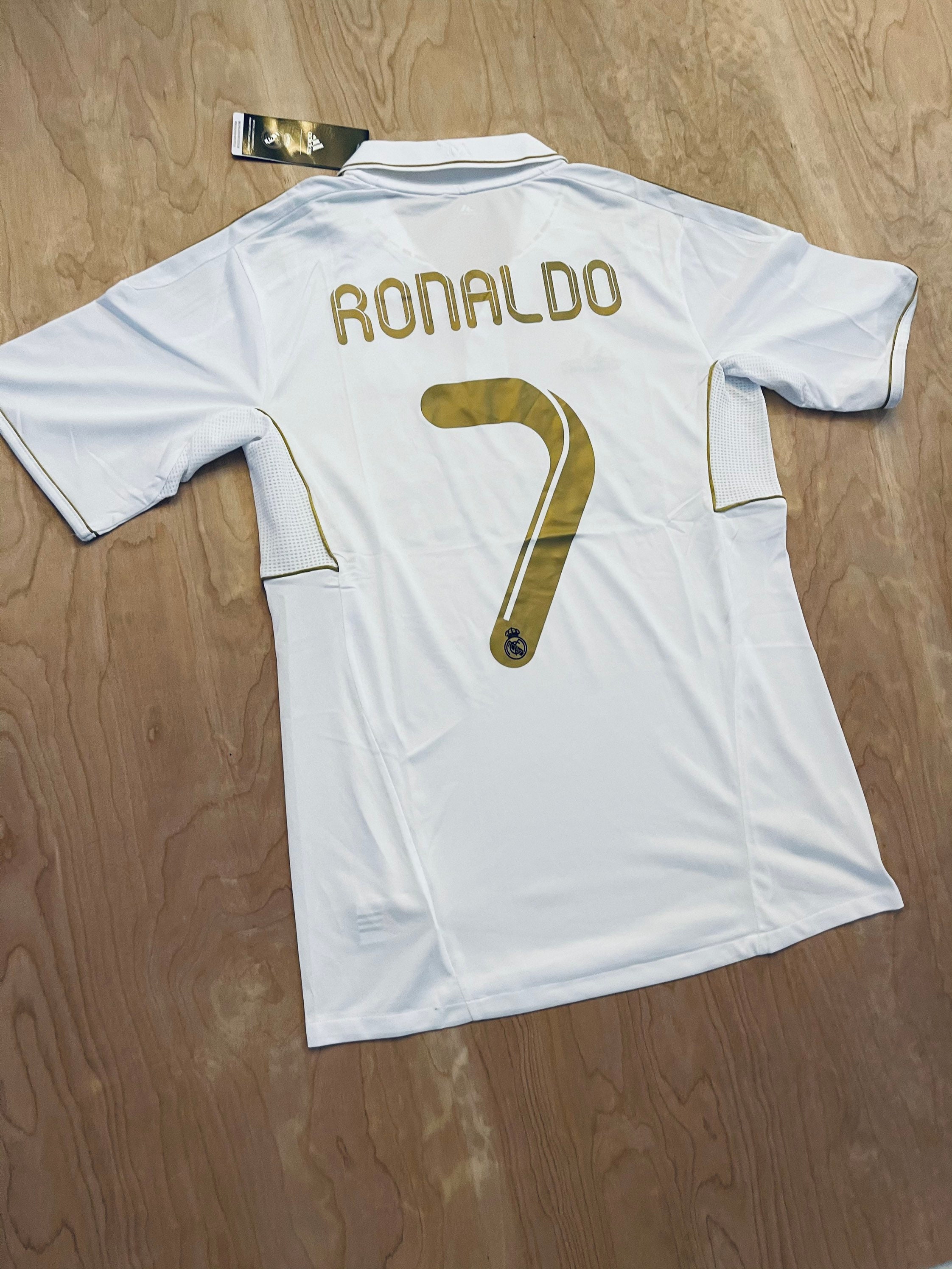 Cristiano Ronaldo 7 Real Madrid home retro soccer jersey Etsy