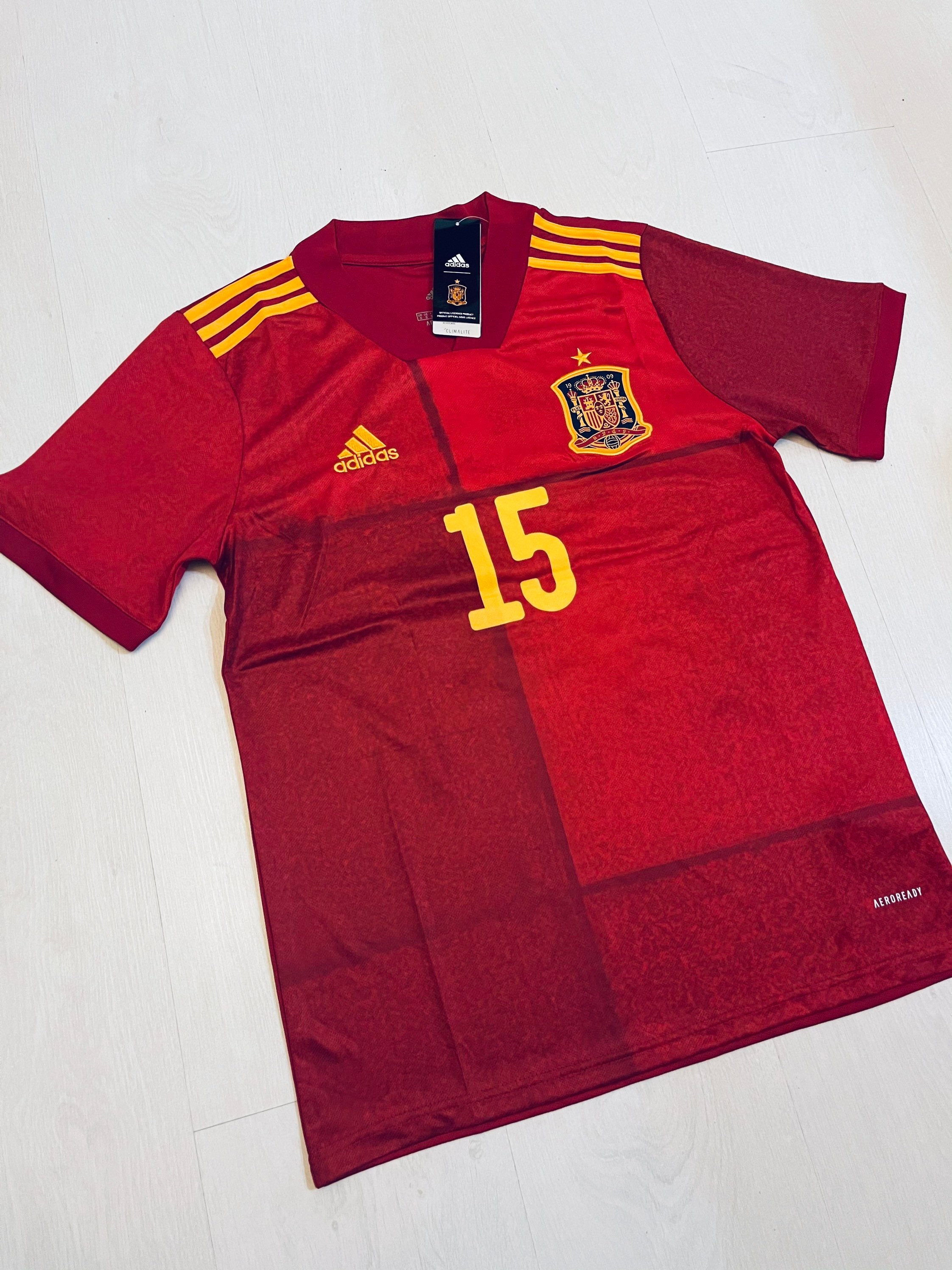 Sergio Ramos Spain soccer jersey 20/21 Etsy